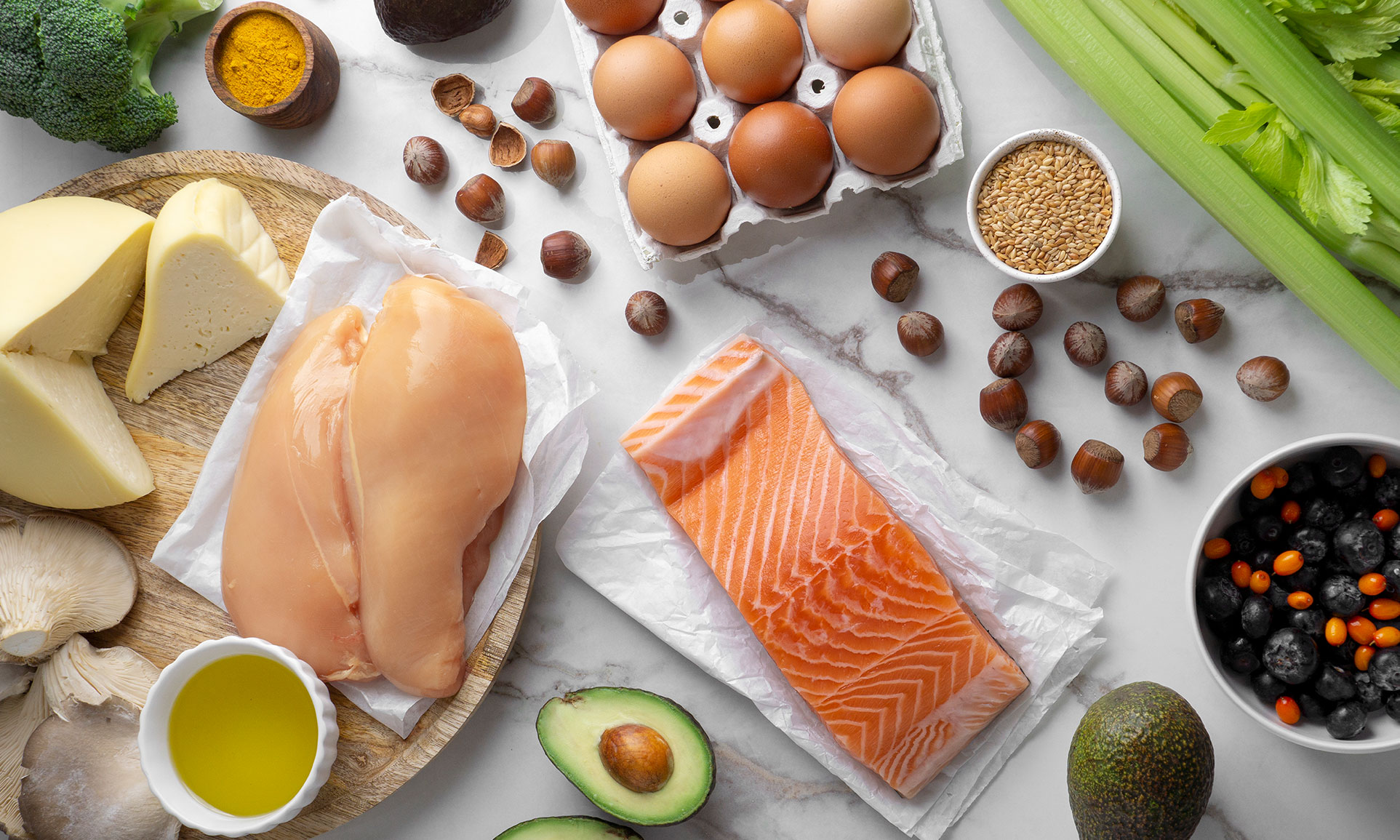 Alimentos ricos em proteínas para dieta